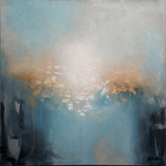 Original Painting: "Blue Sunrise"